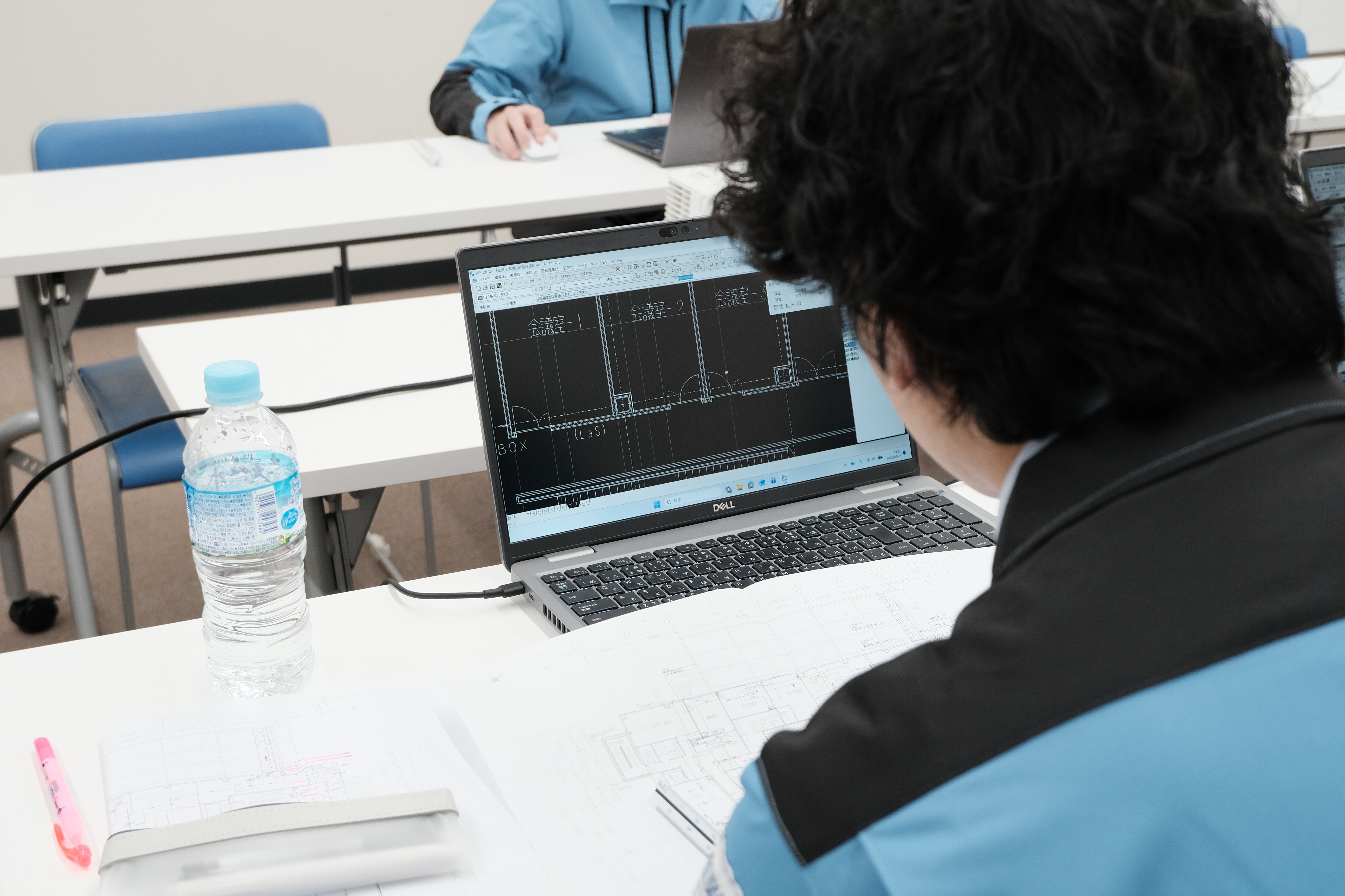 研修の様子 CAD
